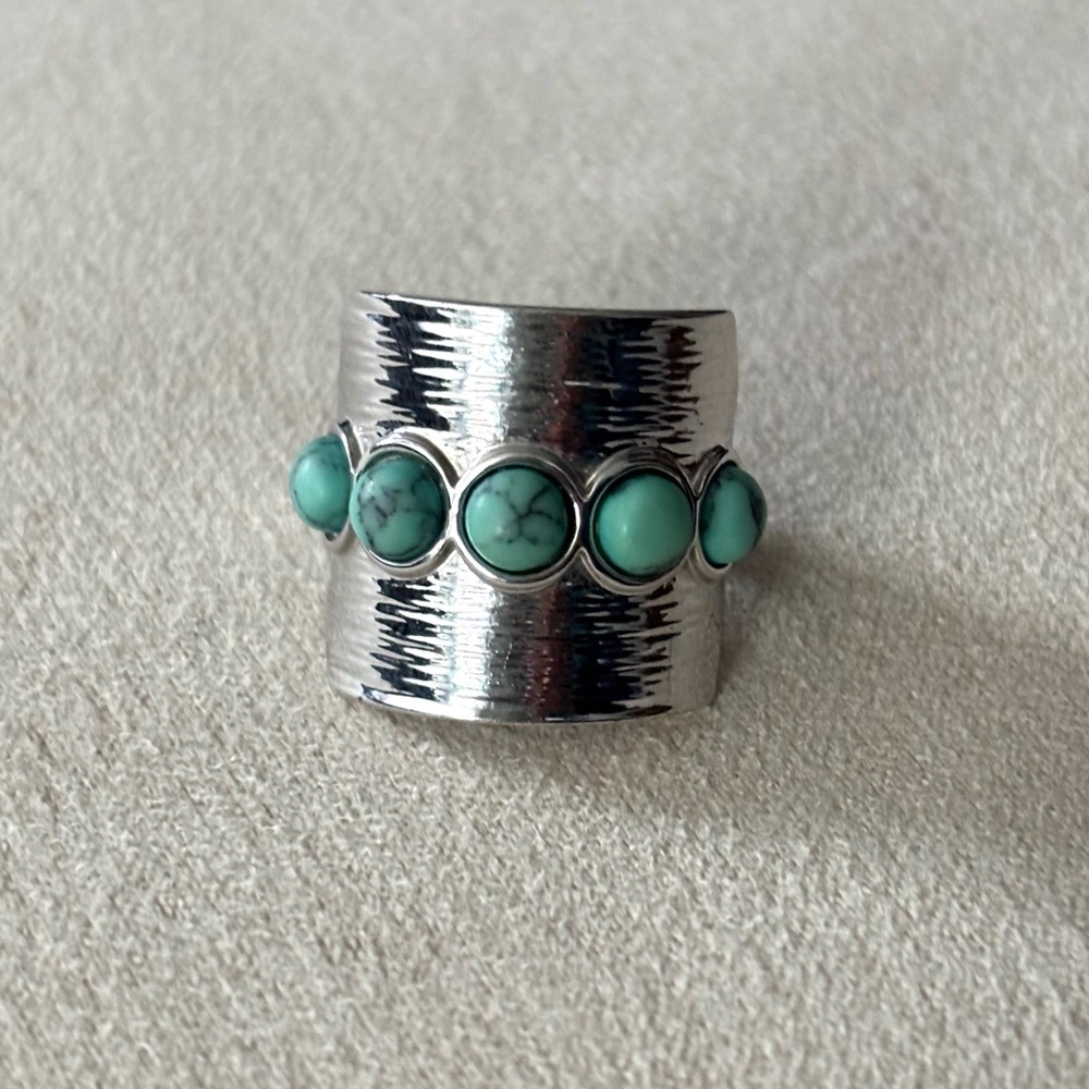 Lia Sophia Sz 6 Ring Turquoise